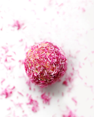 Oats Flaxseeds Pink Bliss Ball