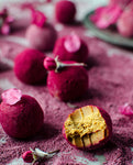 Besan Til Laddoo / Gram Tahini Truffle (Desi Ghee / Clarified Butter)