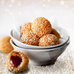 Gur Til Laddu (Caramel Filled)