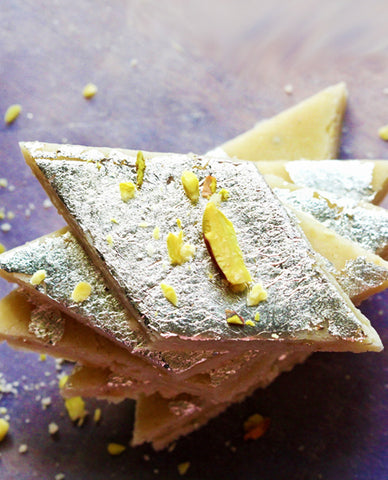 Kaju Katli Barfi | Cashew Fudge