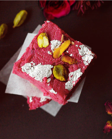 Kalakand | Milk Fudge (Rose)