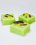 Raspberry and Pista Fudge | Barfi